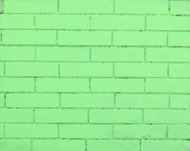 istock background of the green bricks. photo with place for text 970217530
