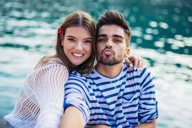 istock Young couple on vacation 970223298