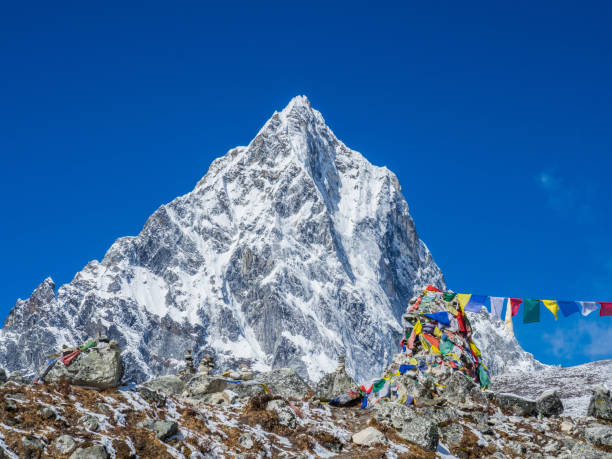 istock Himalaya mountain views on route to Everest Base Camp 970227538