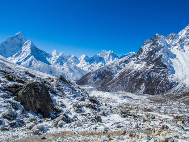 istock Himalaya mountain views on route to Everest Base Camp 970228150