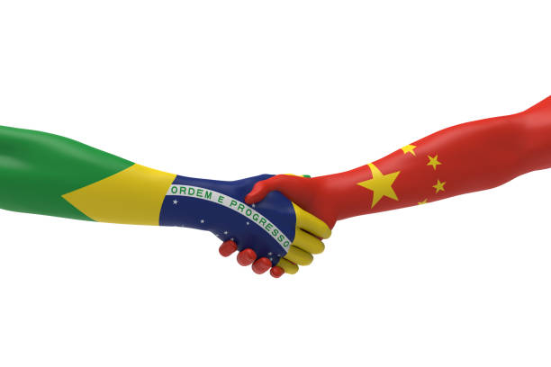 istock Brazil and China Handshake Bilateral talks 970229258