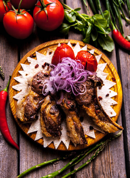 istock Hot Meat Dishes - Ribs with Tomatoes 970229276