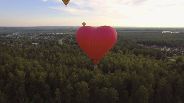 istock Hot air balloon in the sky 970229280