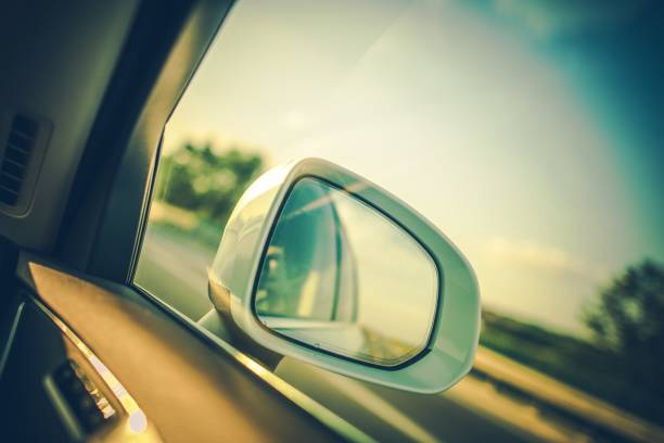 istock Bling Spot in the Car Mirror 970232006