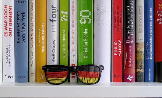 Sunglasses with german flag