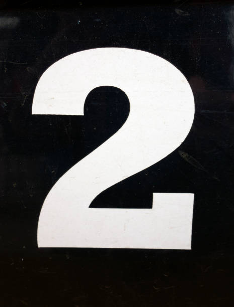 istock Written Wording in Distressed State Typography Found Number 2 Two 970236226