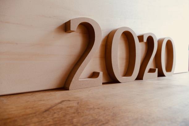 istock Year 2020 in wooden numbers 970236432