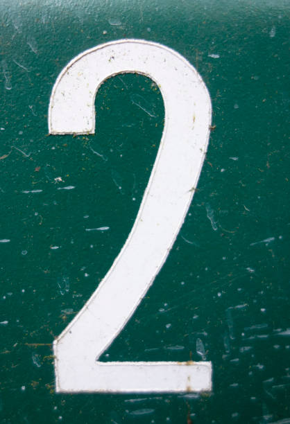 istock Written Wording in Distressed State Typography Found Number 2 Two 970237126