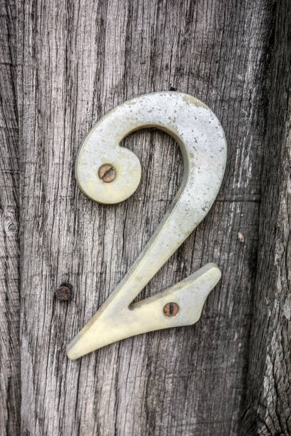 istock Written Wording in Distressed State Typography Found Number 2 Two 970237130