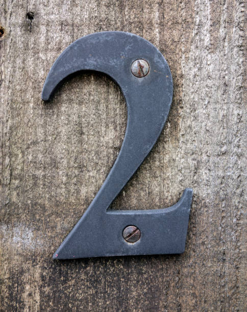 istock Written Wording in Distressed State Typography Found Number 2 Two 970240372