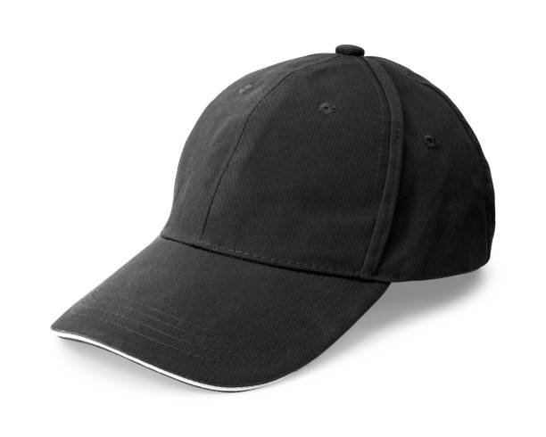 istock Black cap isolated on white background. Template of baseball cap in side view. ( Clipping path ) 970244228