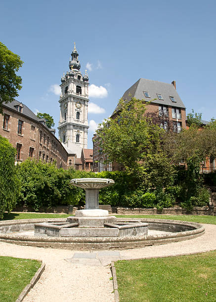 istock Square and church in Mons 97024488