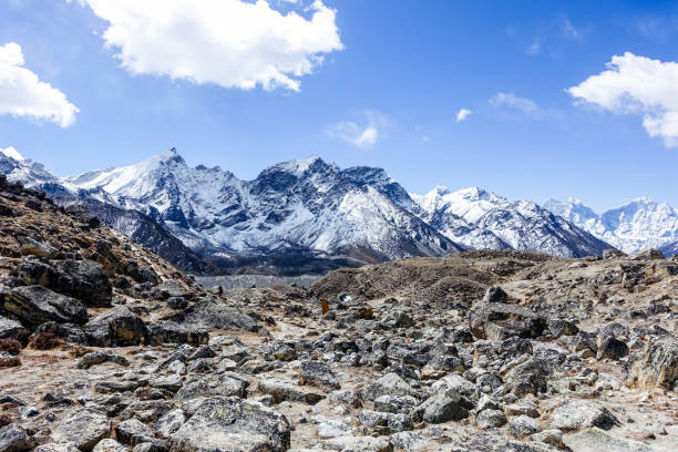 istock Himalaya mountain views on route to Everest Base Camp 970258222