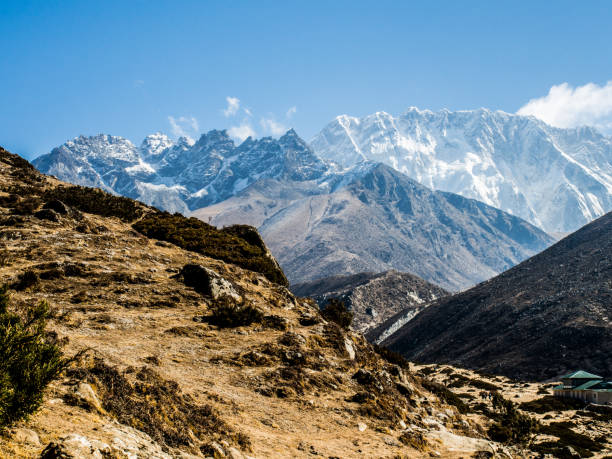 istock Himalaya mountain views on route to Everest Base Camp 970267120
