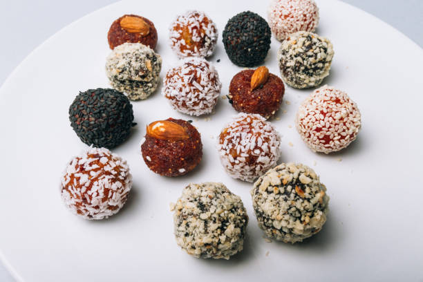 istock sweets from dried fruits with nuts and sesame seeds 970270242