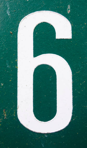 istock Written Wording in Distressed State Typography Found Number Six 6 970270640