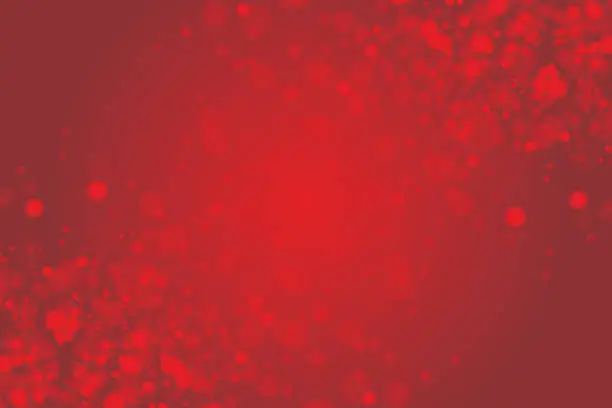 Vector illustration of Bokeh Red Background