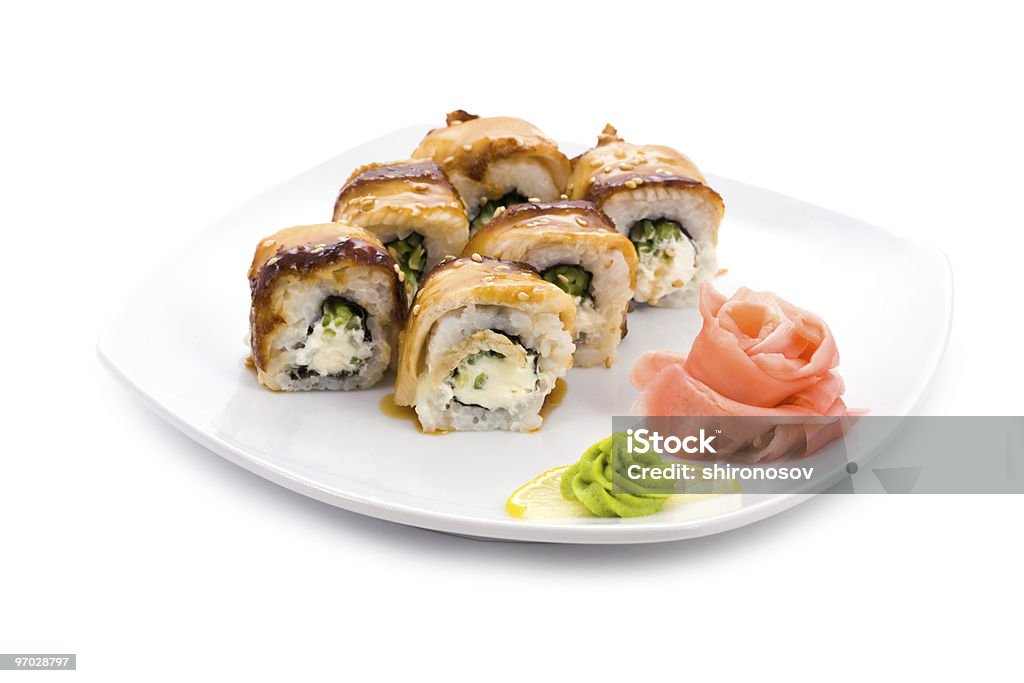 sushi Maki - Royalty-free Almoço Foto de stock