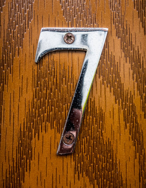 istock Written Wording in Distressed State Typography Found Number Seven 7 970292052