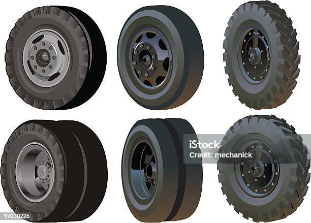 トラック車の設定 - タイヤのベクターアート素材や画像を多数ご用意 - タイヤ, トラック, イラストレーション