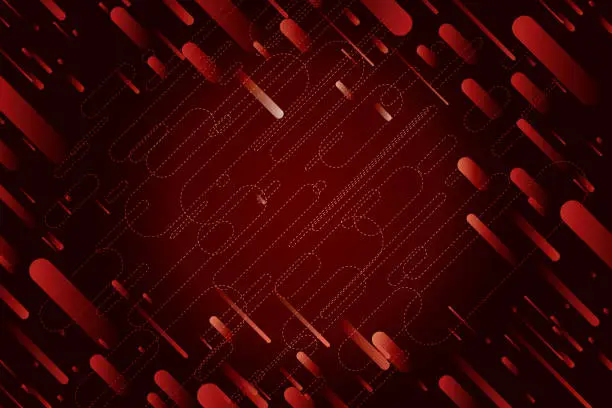 Vector illustration of Abstract Dashed Line Pattern Background