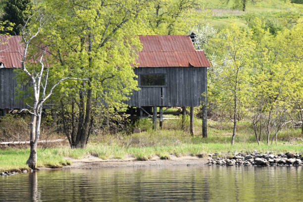 istock Old Sawmill on the River in the Spring Reed's Point New Brunswick Canada 970324516