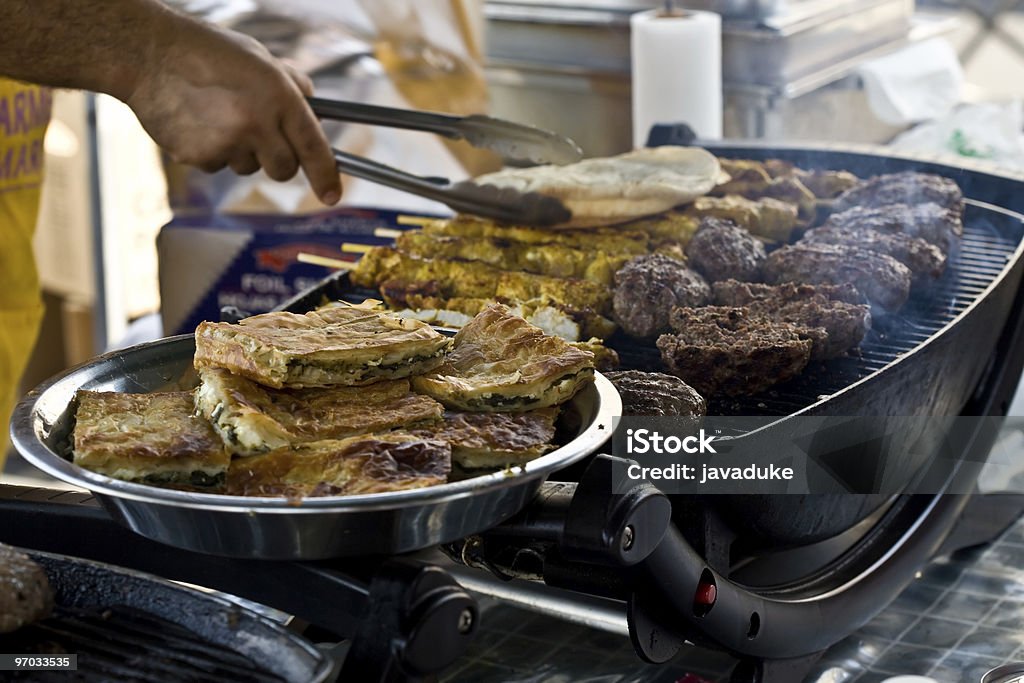 Comida mediterrânea - Foto de stock de Assado royalty-free