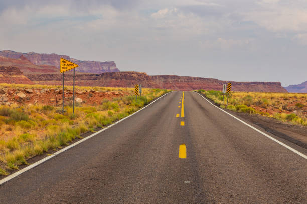 istock A highway runs along the red-sandstone. 970345246