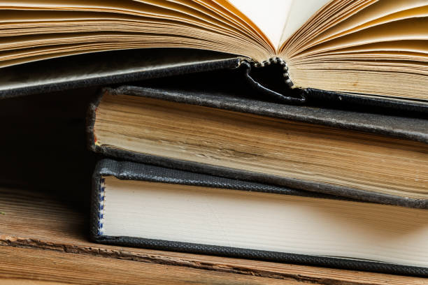 istock Books on a wooden table 970366698