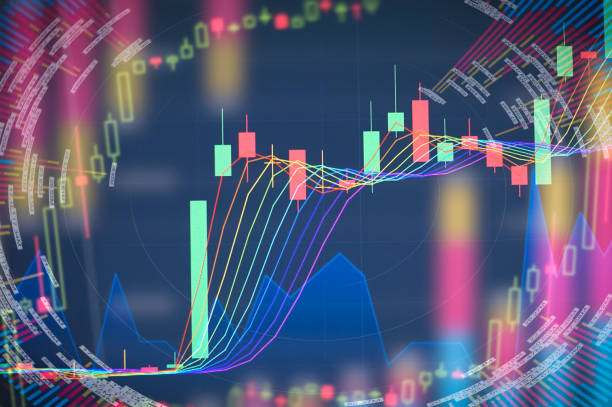 showing the Trading graph over the Abstract blurred photo, Business graph and trade monitor of Investment Futures market, app interface is to trade stocks, currencies. stock broker tool. que muestra el gráfico de comercio sobre la foto borrosa resumen, business monitor gráfico y el comercio del mercado de futuros de la inversión, interfaz de la aplicación debe operar con acciones, monedas. herramienta de corredor de bolsa.