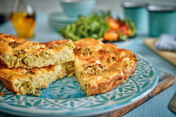 istock Frittata with Green Asparagus, Peas and Parmesan 970370810