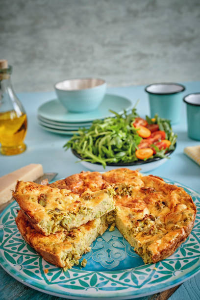 istock Frittata with Green Asparagus, Peas and Parmesan 970370816