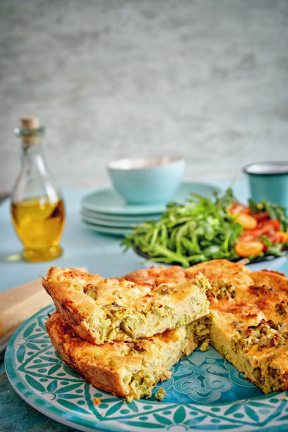 istock Frittata with Green Asparagus, Peas and Parmesan 970370822