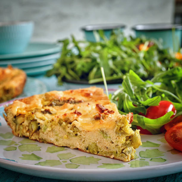 istock Frittata with Green Asparagus, Peas and Parmesan 970370840