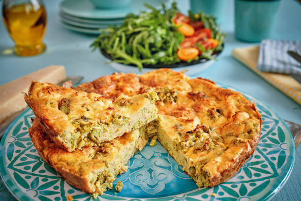 istock Frittata with Green Asparagus, Peas and Parmesan 970370860