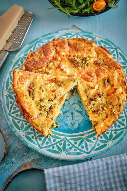 istock Frittata with Green Asparagus, Peas and Parmesan 970370862