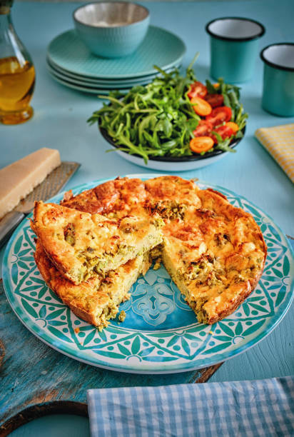 istock Frittata with Green Asparagus, Peas and Parmesan 970370880