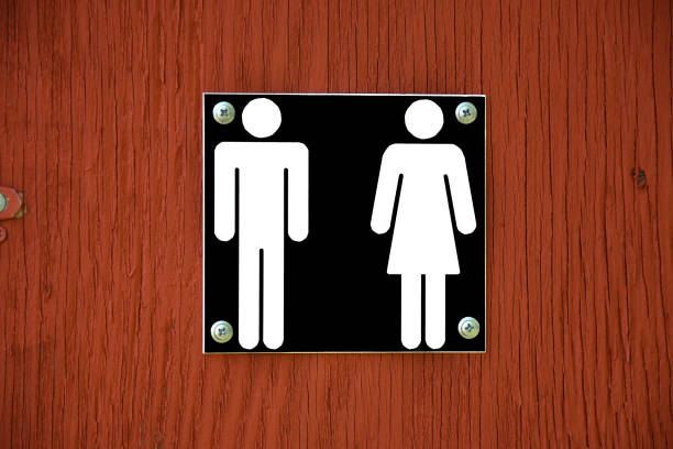 istock Old Public Washroom Signage 970379990