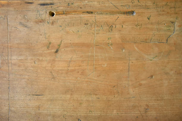 istock Vintage School Desk Top Abstract 970380280