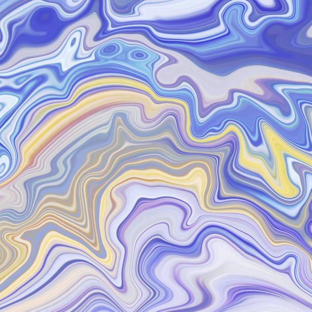 istock abstract fluid art texture, violet blue yellow marbled background, agate macro, decorative marble paint, liquid marbling effect, creative painted wallpaper, bright hue, pastel wavy lines 970385712