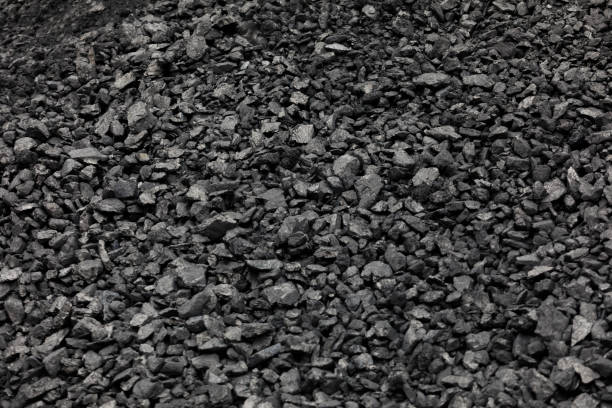 istock Natural black coals for background. Industrial coals 970398790