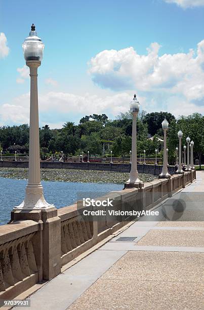 Urban Park Lakeland Florida Stock Photo - Download Image Now - Florida - US State, Lakeland - Florida, Sidewalk