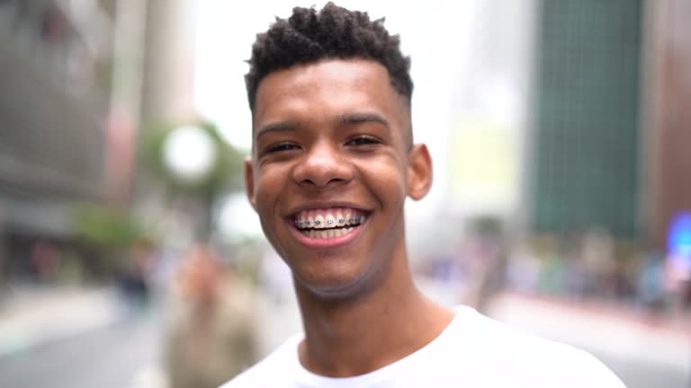 Brazilian Boy Smiling and Having Fun