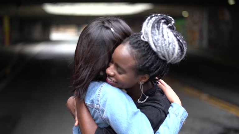 The Love of Best Friends - Girlfriends Embracing