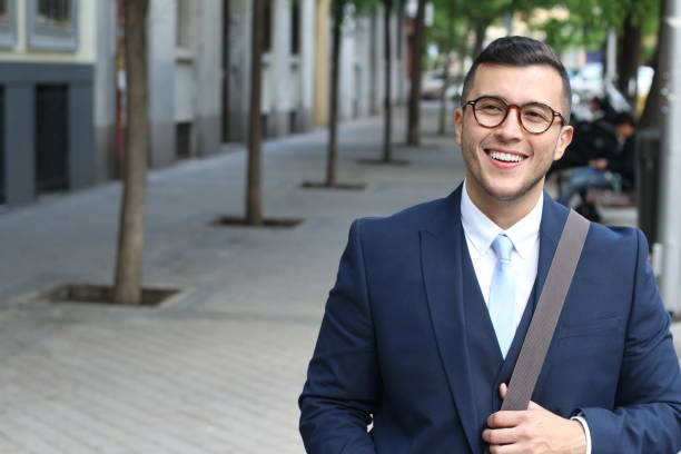 istock Professional Eurasian male with copy space 970448688