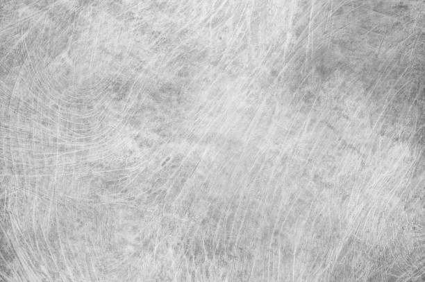 istock Texture of black and white lines, scratches, scuffs 970471364