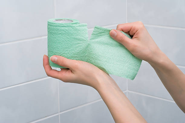 istock Toilet paper tearing 97049675