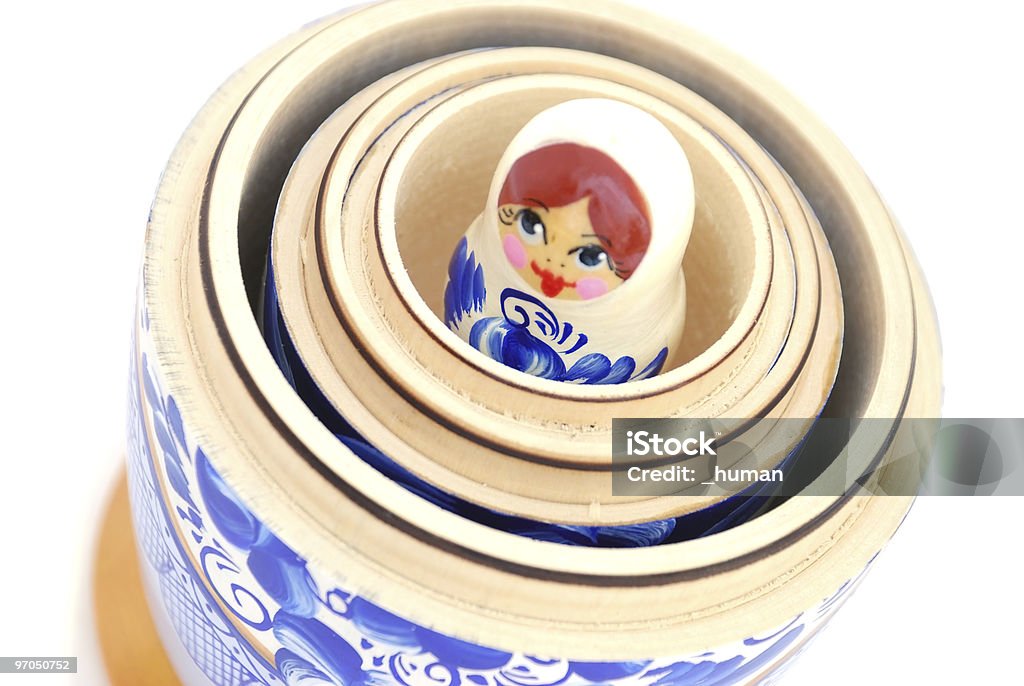 Boneca Russa - Foto de stock de Azul royalty-free