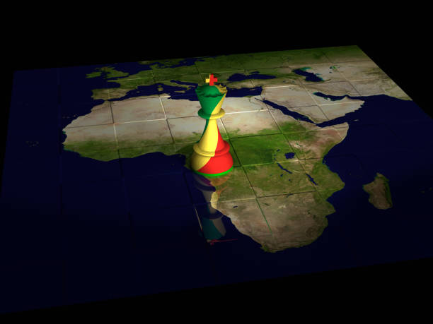 istock Republic of the Congo Chess Map 970509462
