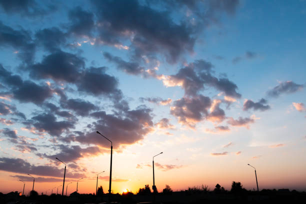istock Beautiful white clouds against the blue sky 970509916
